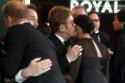 Prince Harry, David Furnish, Elton John, and Duchess Meghan