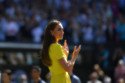 The Duchess of Cambridge charmed staff and junior players at Wimbledon