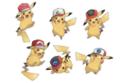 The six exclusive Ash Ketchum Pikachu styles