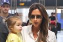 Victoria Beckham and Harper look chic in the airport