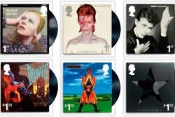David Bowie honoured with stamp collection