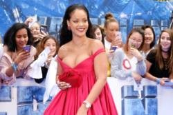 Rihanna remembers being blamed for the UK's wet summer