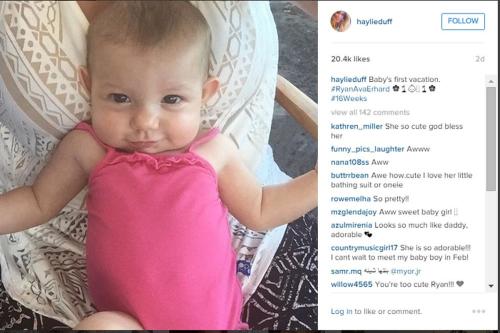Haylie Duff Shows Off Baby