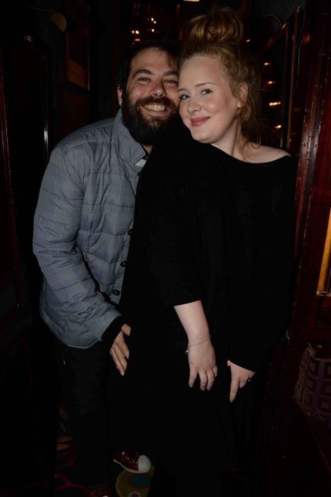 Adele with Simon Konecki 