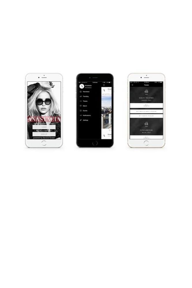 Anastacia app by SecondScreen