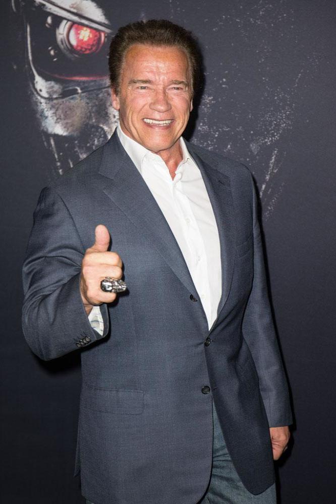 Arnold Schwarzenegger at Terminator Genisys screening