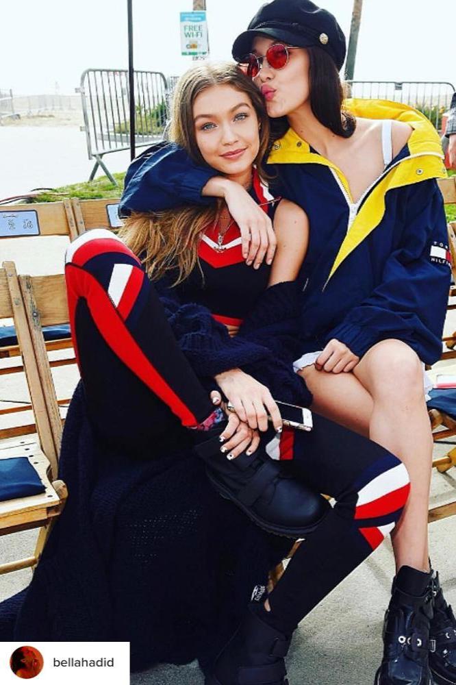Bella and Gigi Hadid (c) Instagram