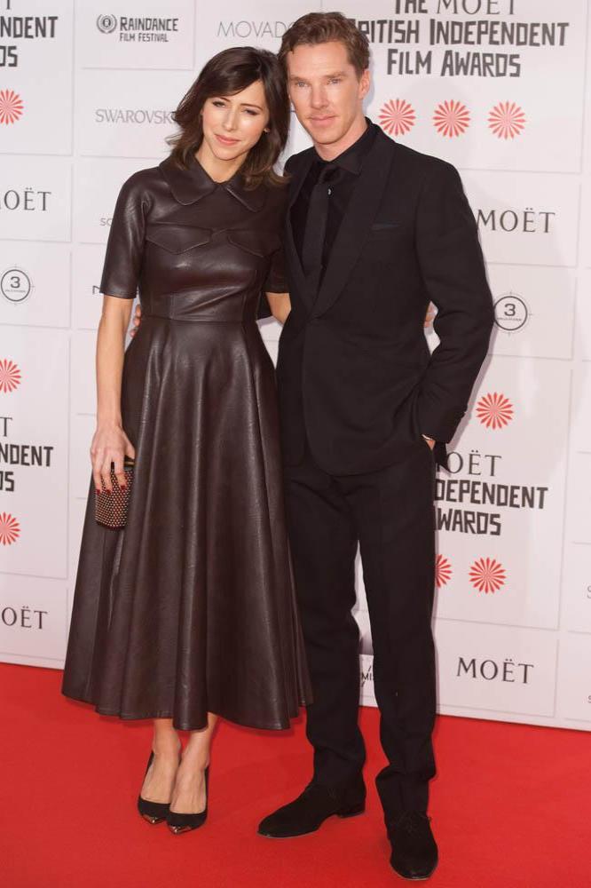 Benedict Cumberbatch and Sophie Hunter at the British Independent Film Awards