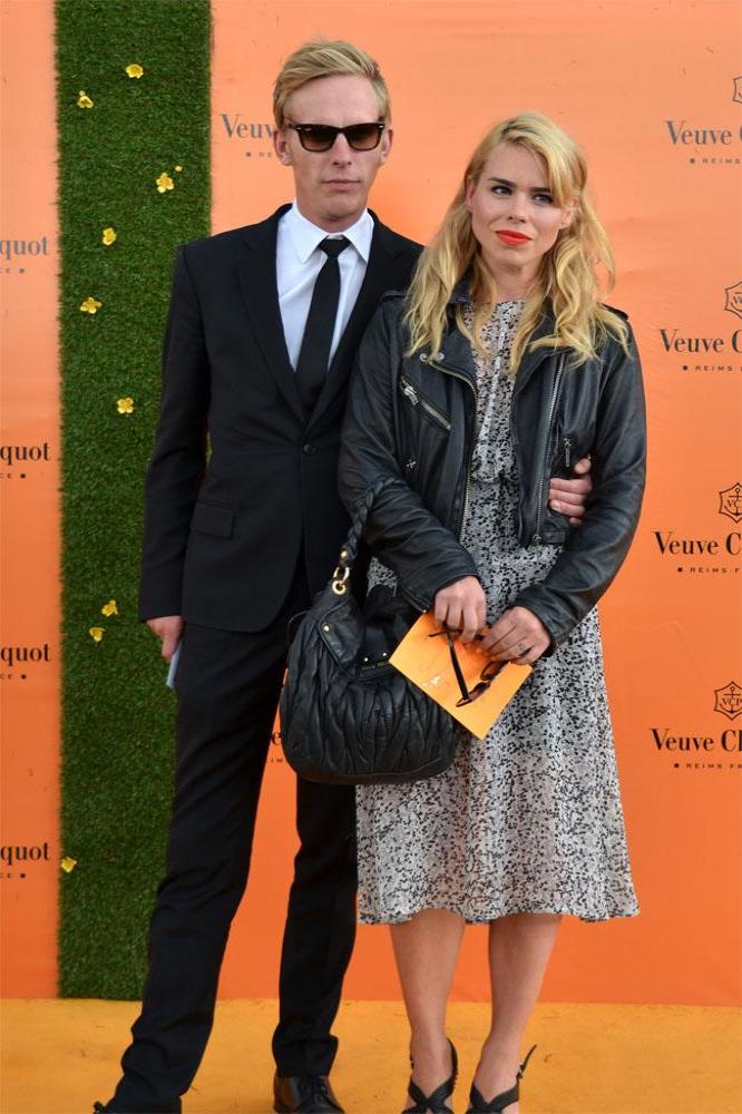 Billie Piper and husband Laurence Fox