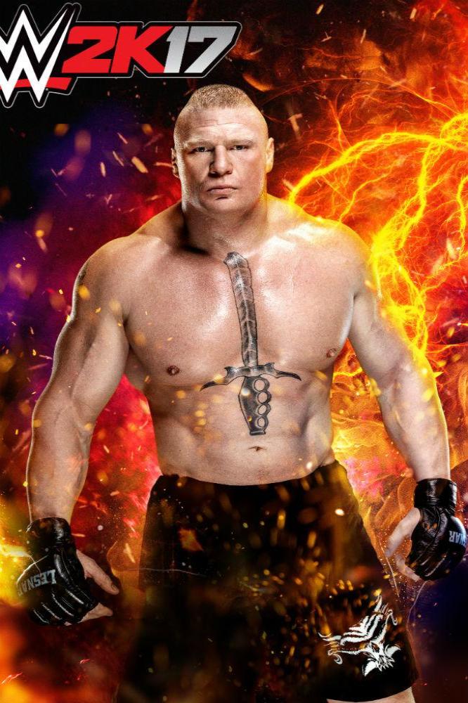 Brock Lesnar on WWE 2K17