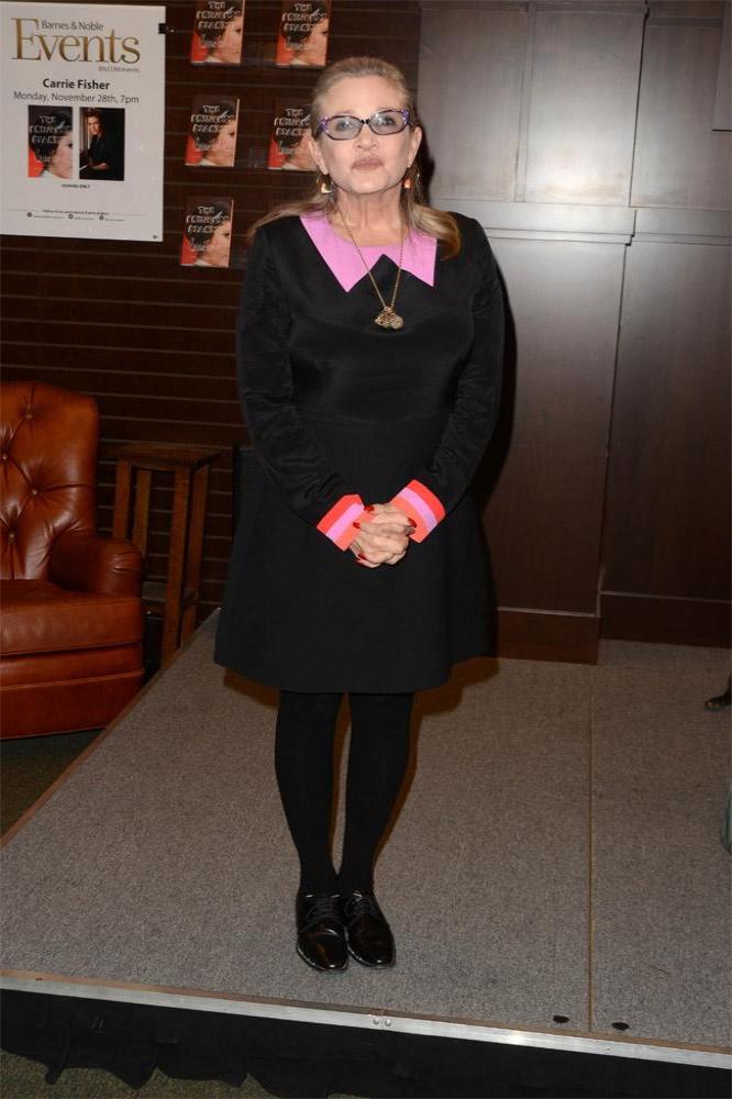Carrie Fisher in November 2016