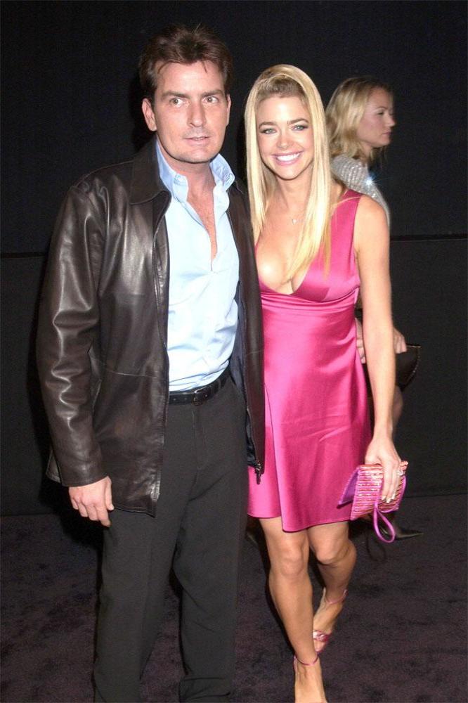 Charlie Sheen and Denise Richards