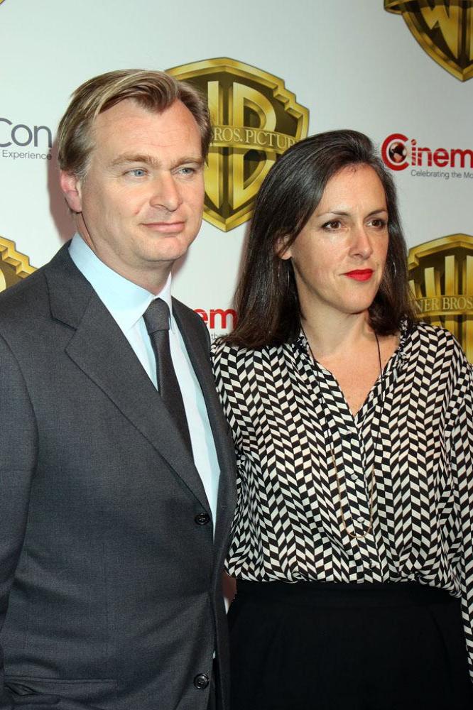 Christopher Nolan and wife Emma Thomas at CinemaCon