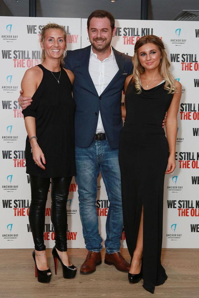 Joanne Mas, Danny Dyer and their daughter Dnani