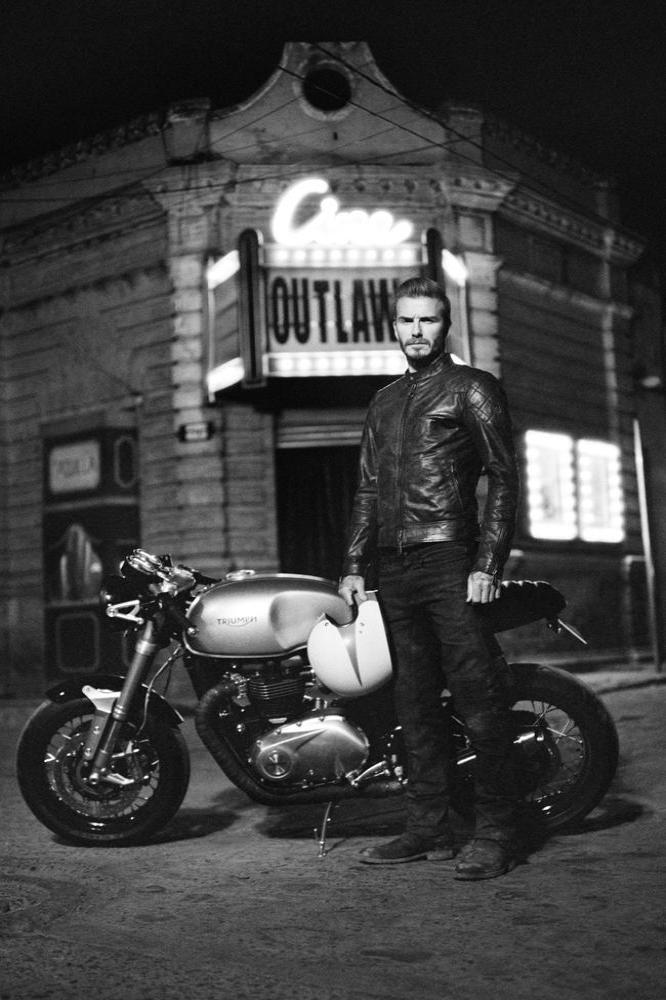 David Beckham in Belstaff film 'Outlaws'