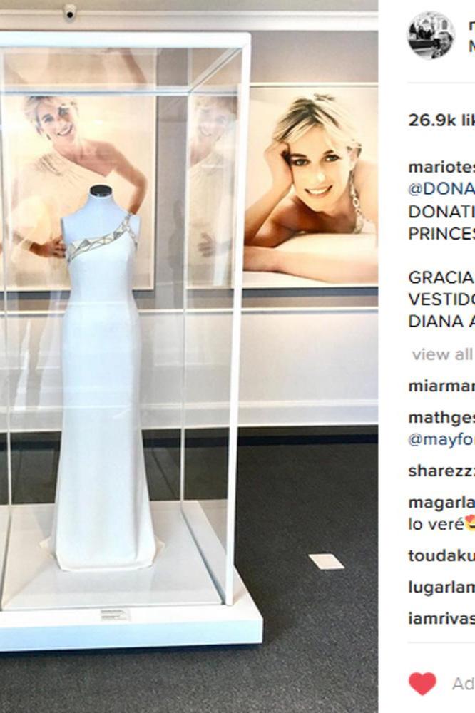 Donatella Versace's design (c) Instagram