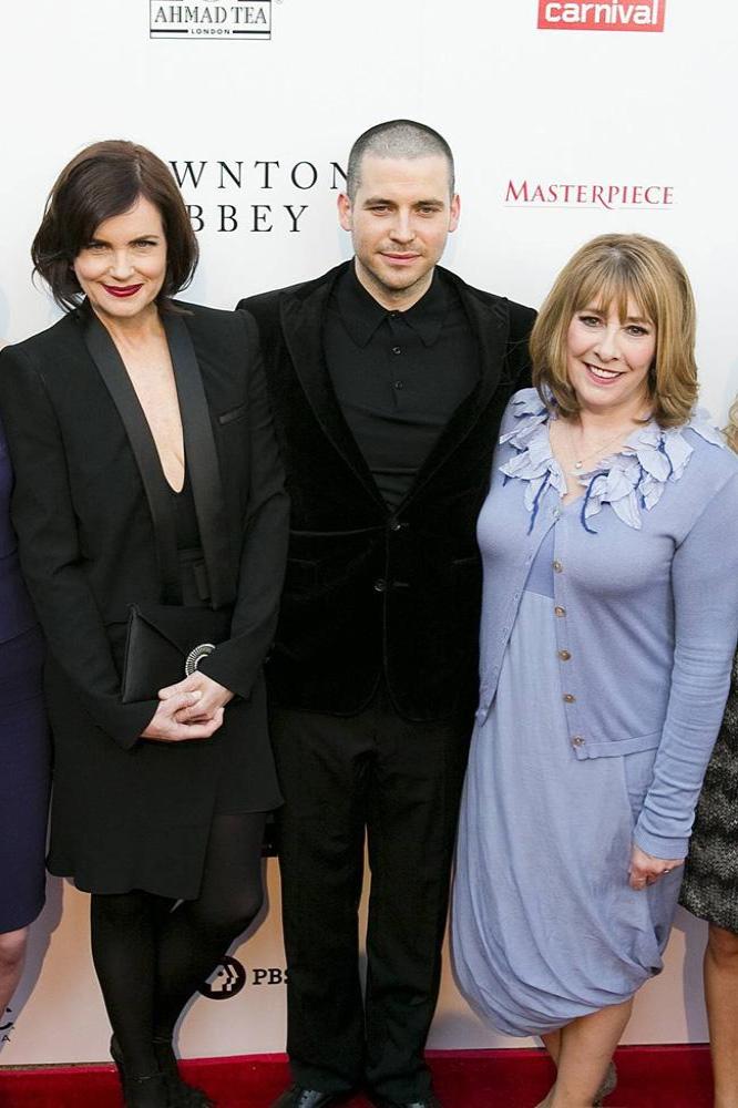 Rob James-Collier and the Downton Abbey cast