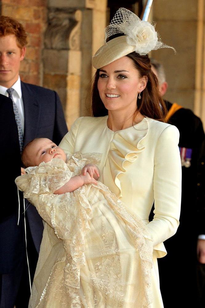 The Duchess of Cambridge with Prince George