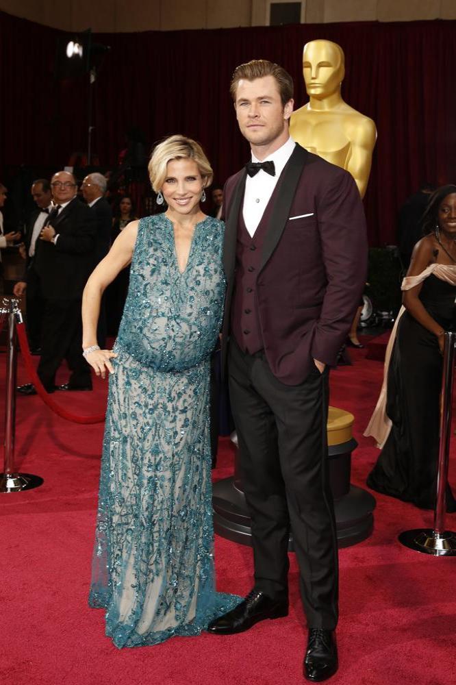 Elsa Pataky and Chris Hemsworth at the Oscars