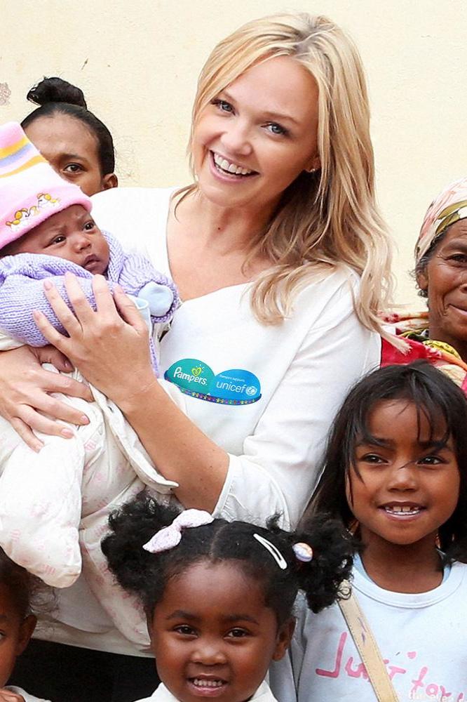 Emma Bunton has teamed up with Pampers UNICEF