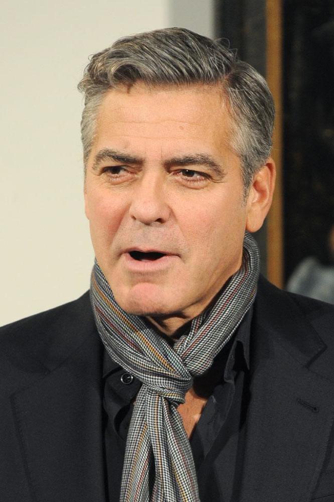 George Clooney at the UK premiere of 'The Monuments Men'