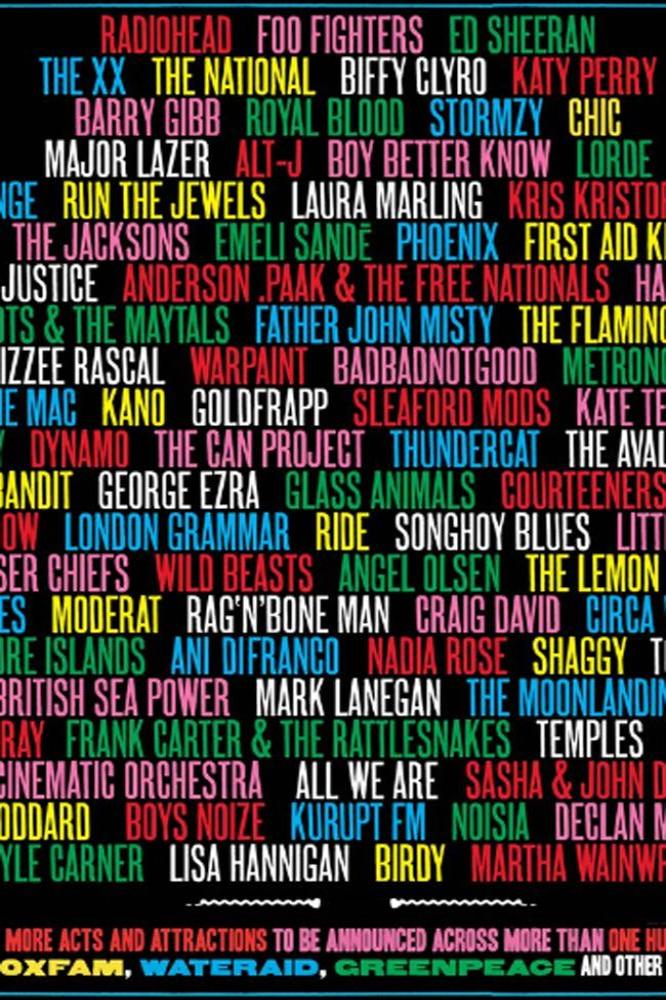 Glastonbury 2017 line-up