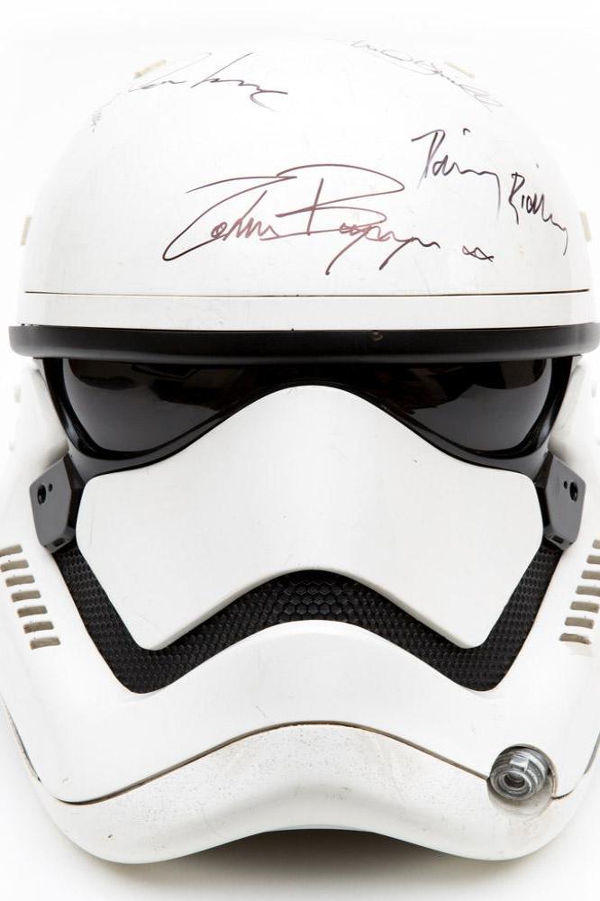 Harrison Ford signed Stormtrooper helmet to be auctioned 