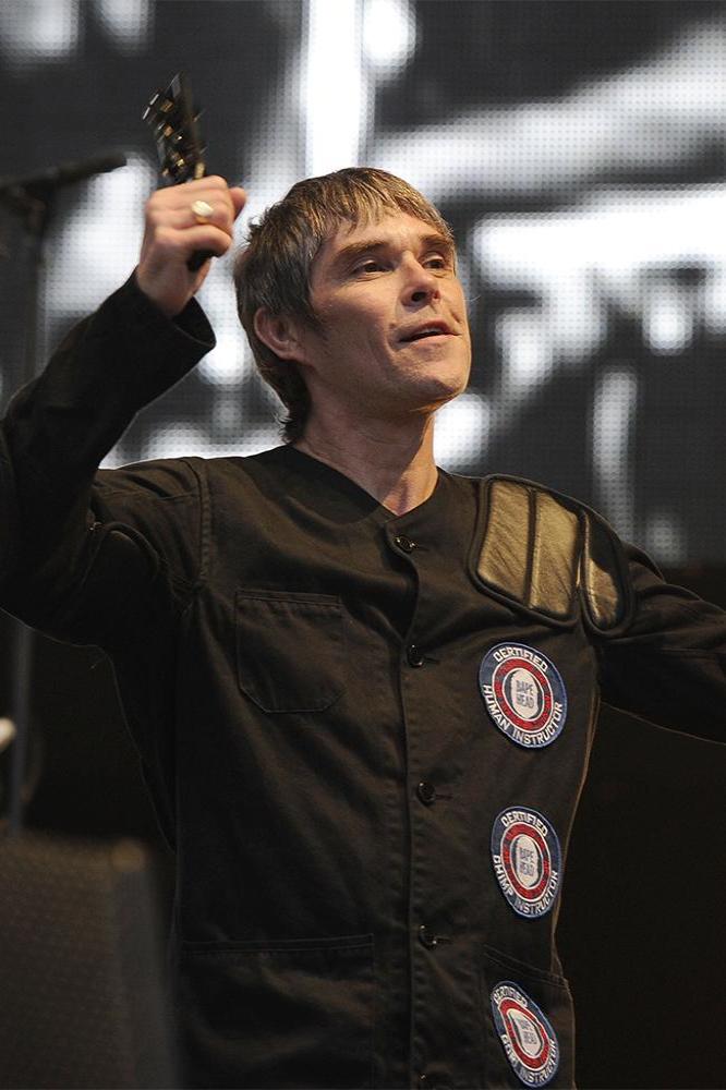 The Stone Roses singer Ian Brown