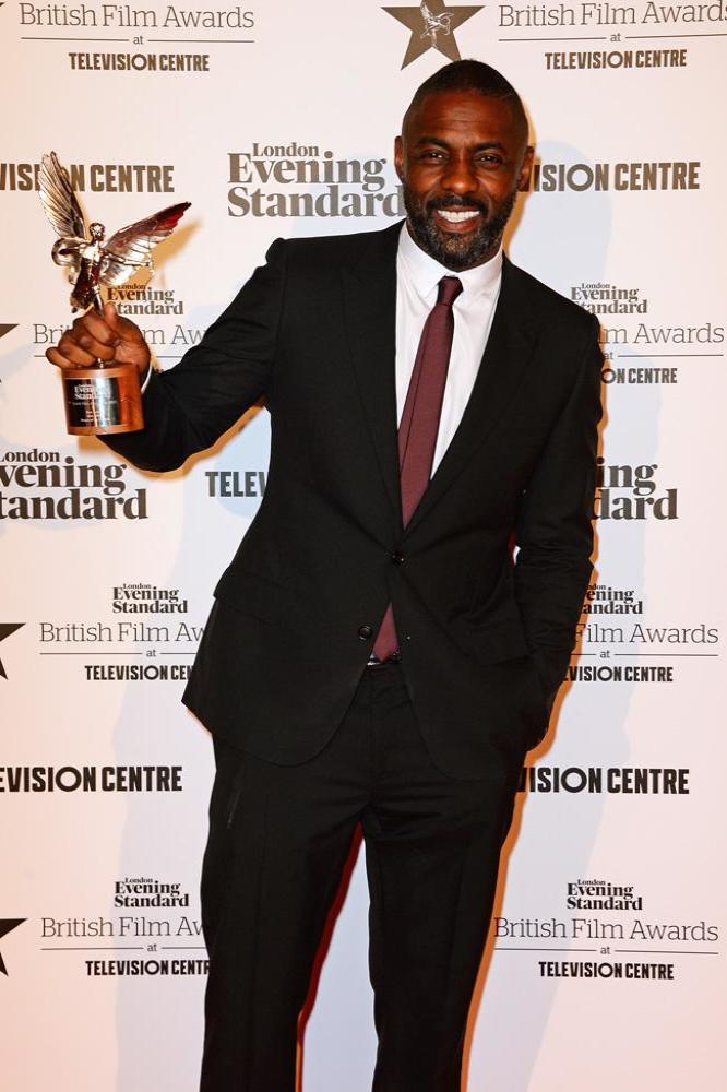 Idris Elba at the London Evening Standard British Film Awards