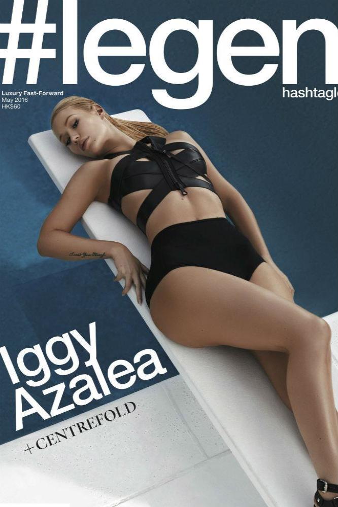 Iggy Azalea on the cover of #Legend