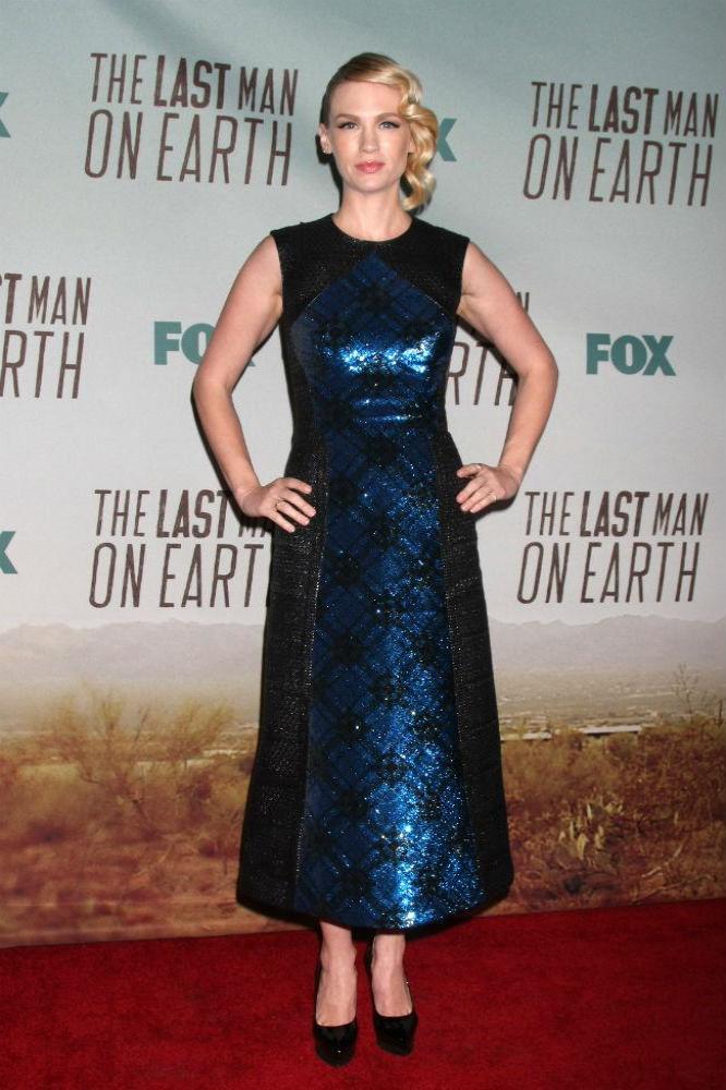 January Jones at 'The Last Man On Earth' premiere in Los Angeles