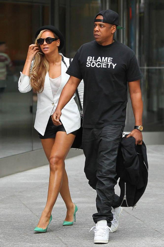 Jay-Z and Beyonce in New York