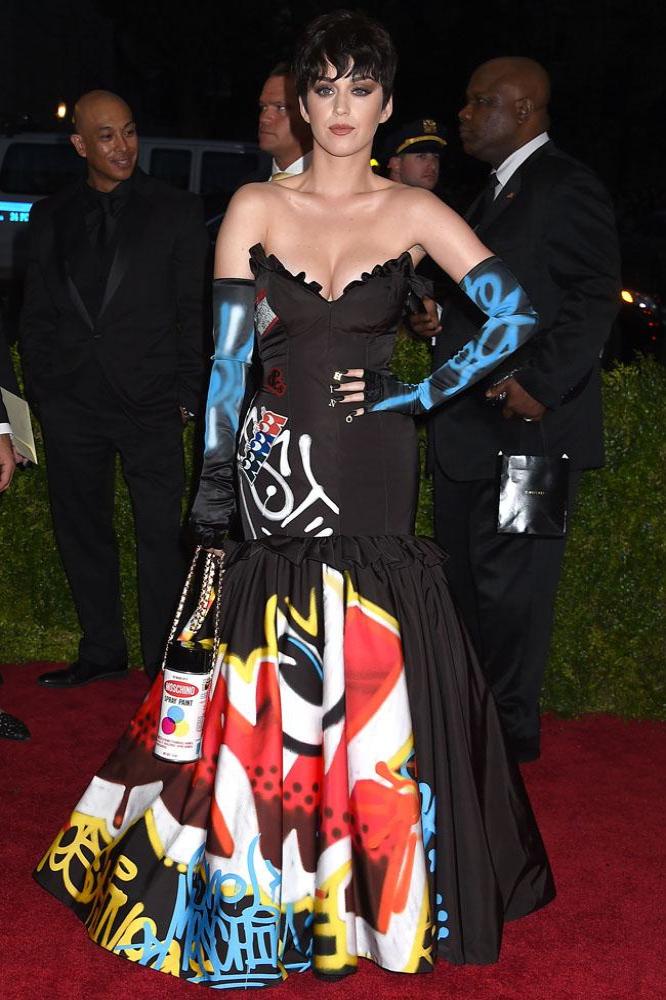 Katy Perry in controversial Moschino dress