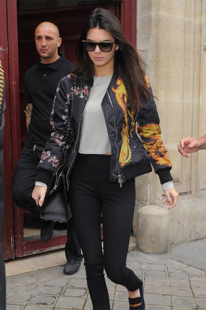 Kendall Jenner looked chic in Paris