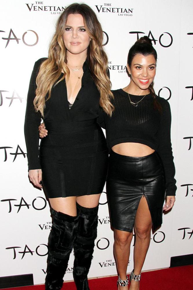 Khloe Kardashian and Kourtney Kardashian