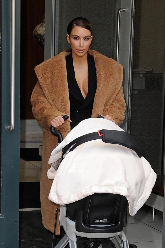 Kim Kardashian with North West