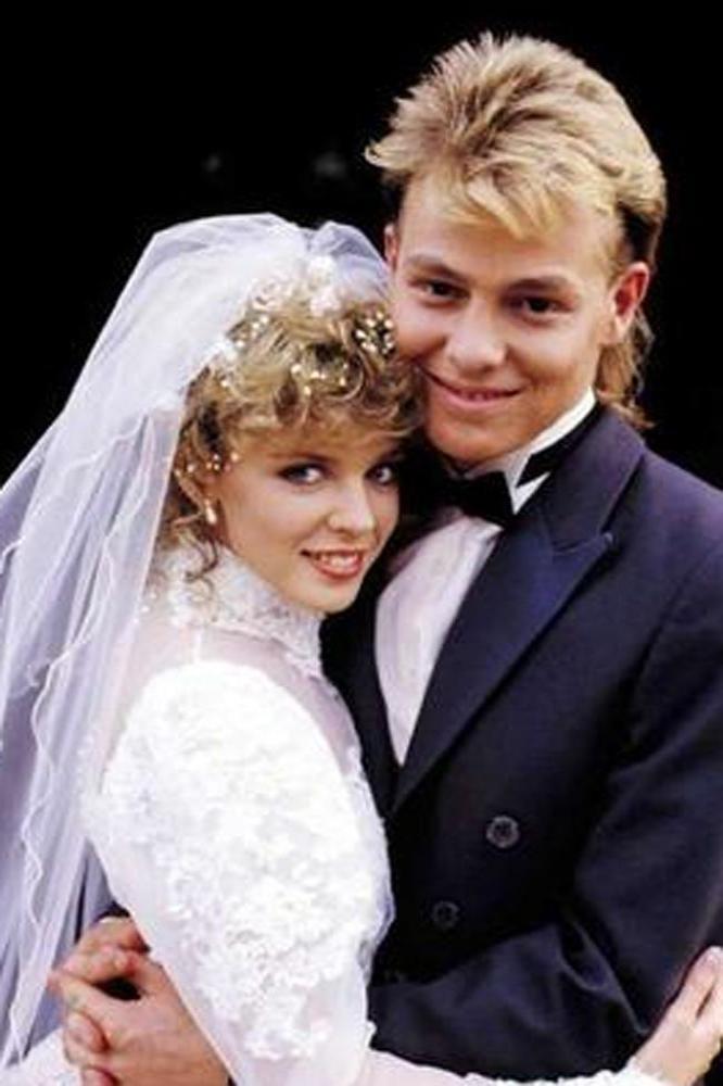 Kylie Minogue and Jason Donovan in 'Neighbours' 