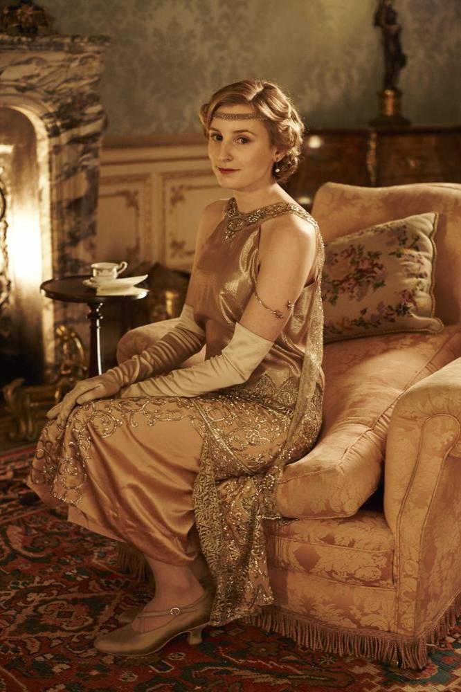 Laura Carmichael as Downton's Lady Edith