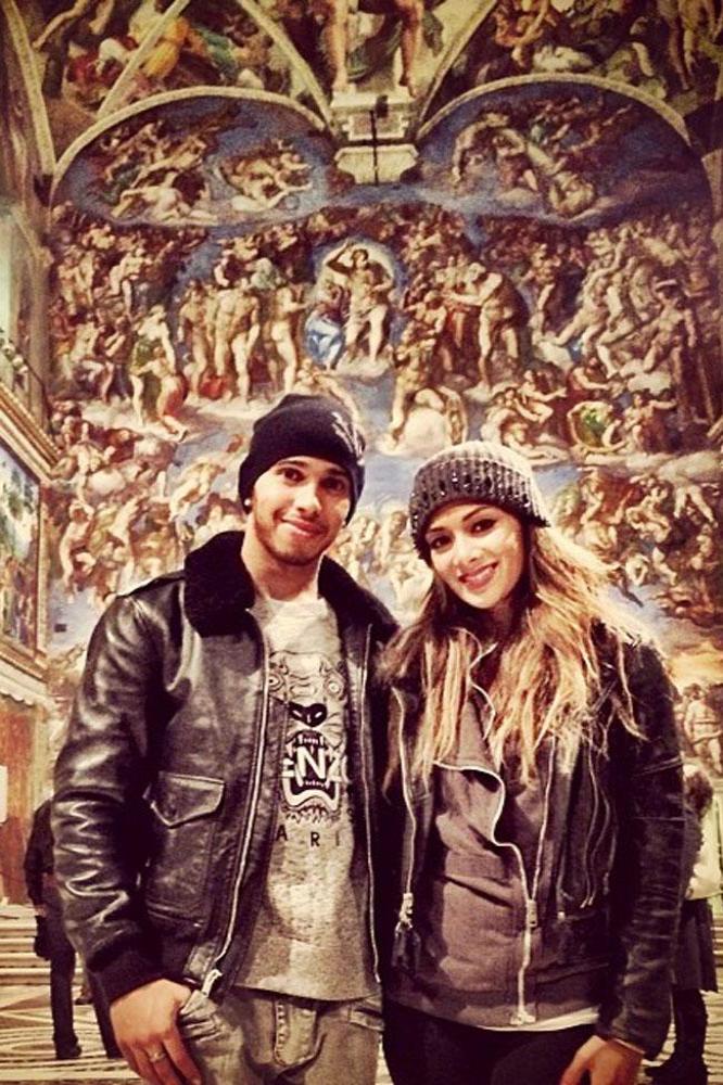 Lewis Hamilton and Nicole Scherzinger (c) Instagram