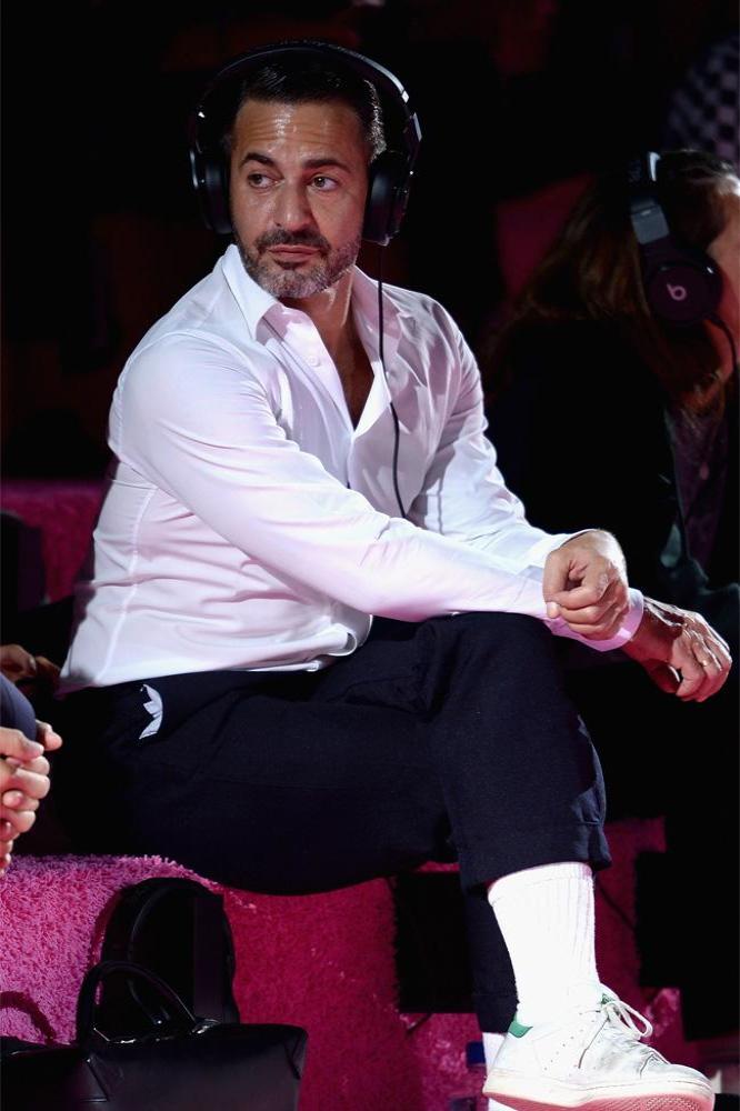 Marc Jacobs with his Beats by Dre on