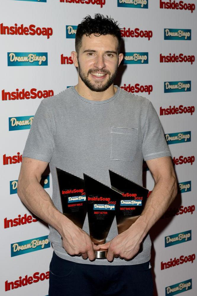 Michael Parr at the Inside Soap Awards