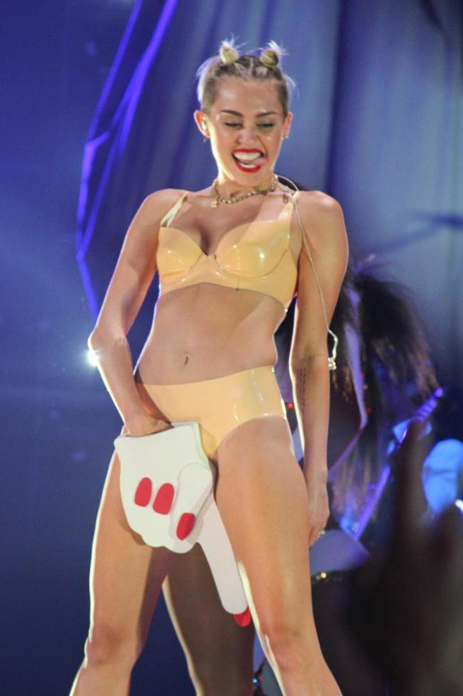 Miley Cyrus at the MTV VMA Awards