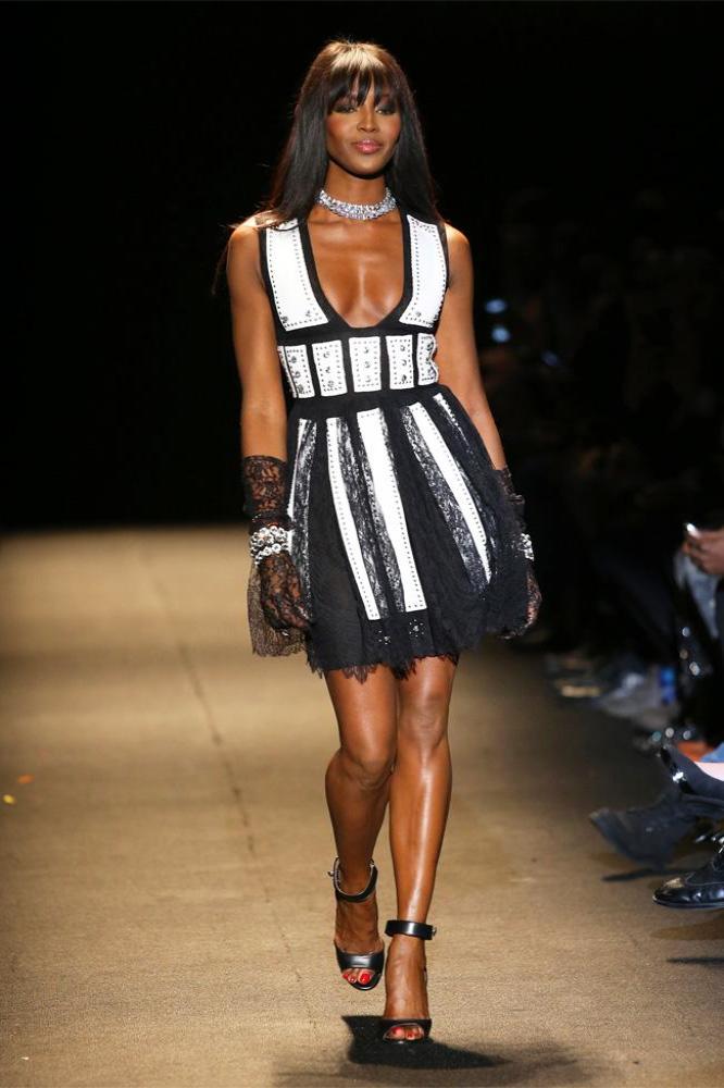 Naomi Campbell walks for Fashion Relief at New York Fashion Week