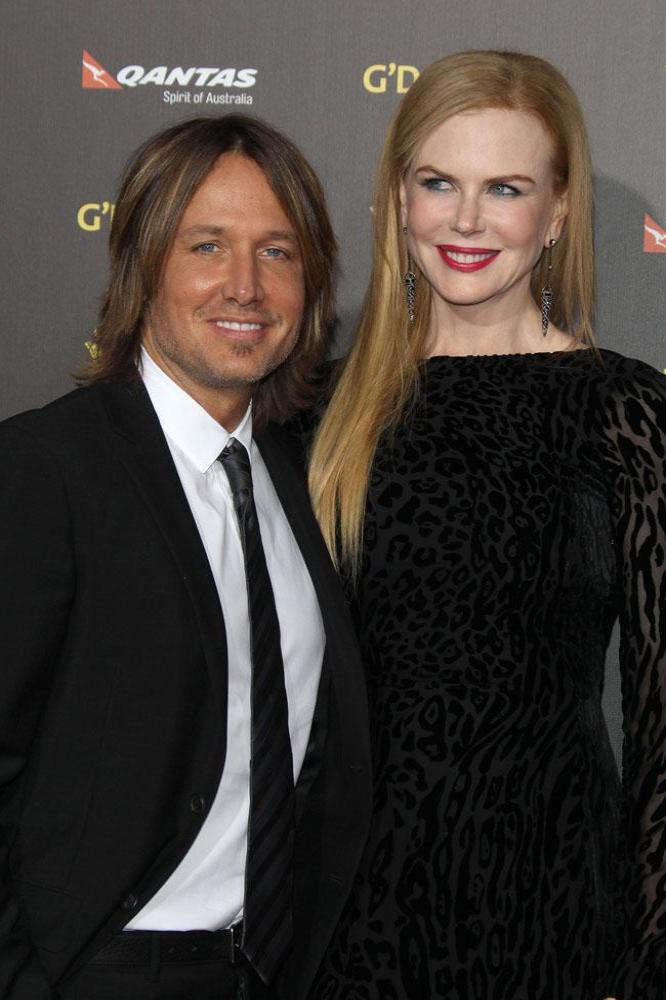 Nicole Kidman and Keith Urban at the G'Day USA Gala