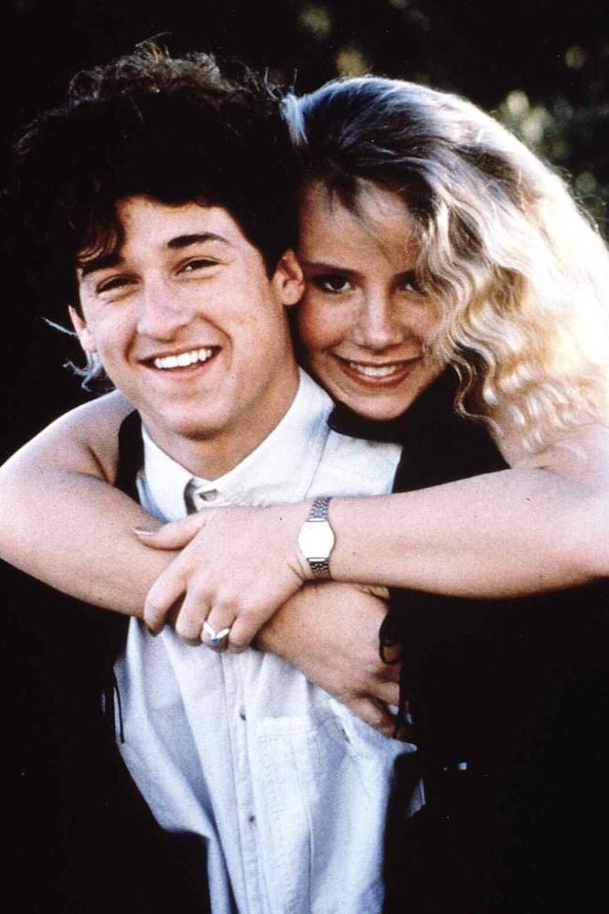 Patrick Dempsey with the late Amanda Peterson