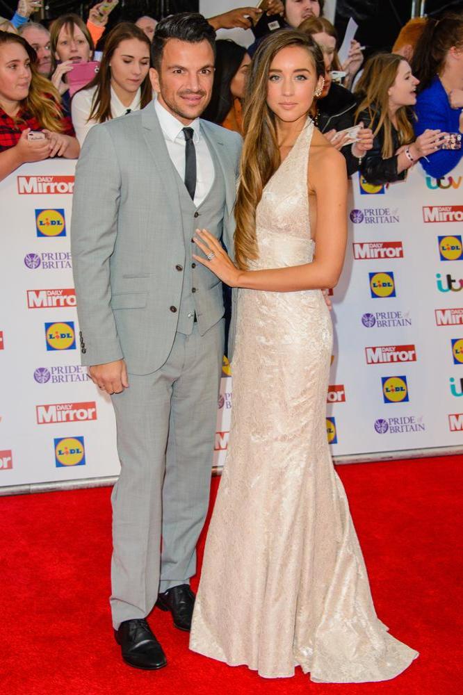 Peter Andre and Emily McDonagh at the Pride of Britain Awards