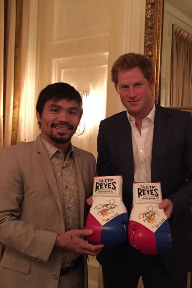 Manny Pacquiao and Prince Harry