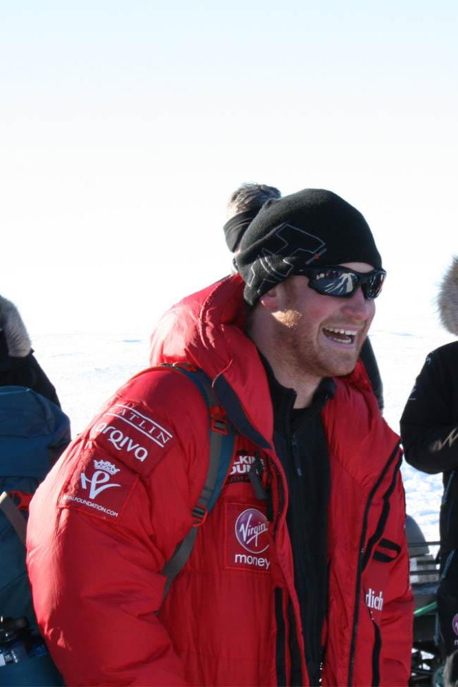 Prince Harry's South Pole trek