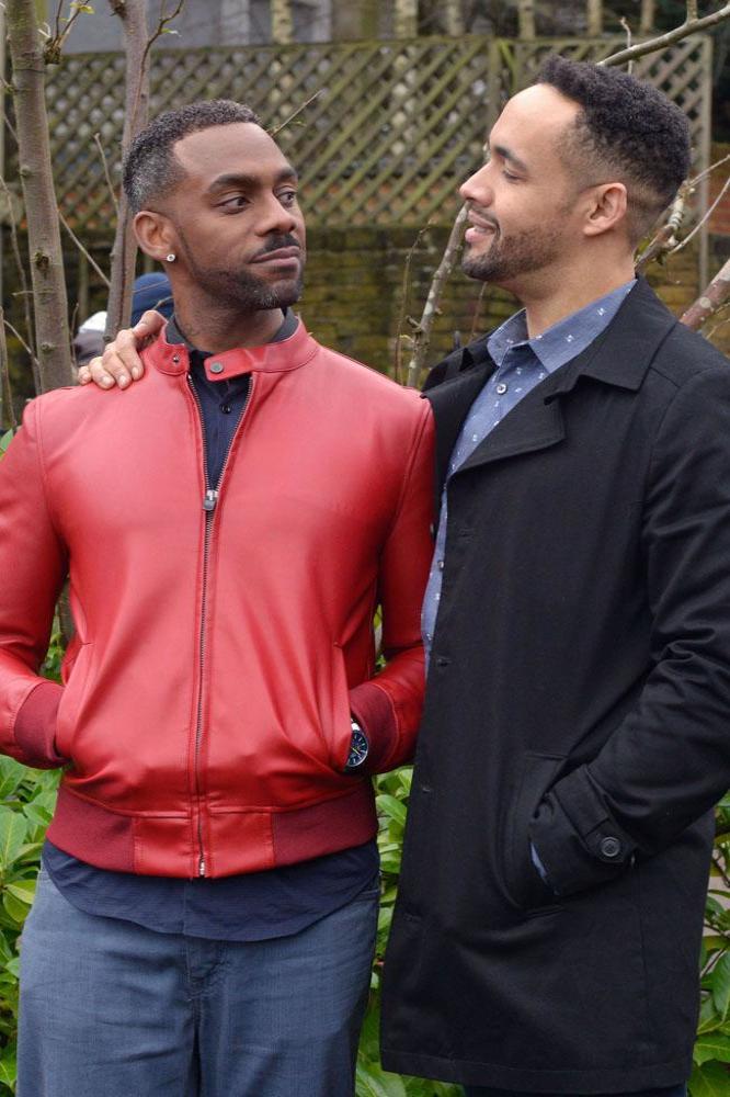 Richard Blackwood and Leon Lopez as Vincent and Linford
