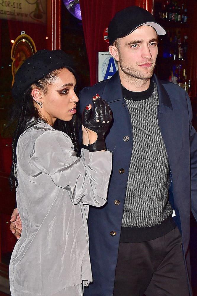 Robert Pattinson with girlfriend FKA twigs